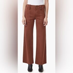 Habitual Utility Wide-Leg Pants, Rust Colored (NWT)